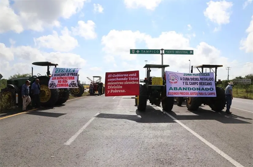 Bloqueos dejan pérdidas millonarias en el sur de Tamaulipas: PYMES Tampico. FOTO | POSTA
