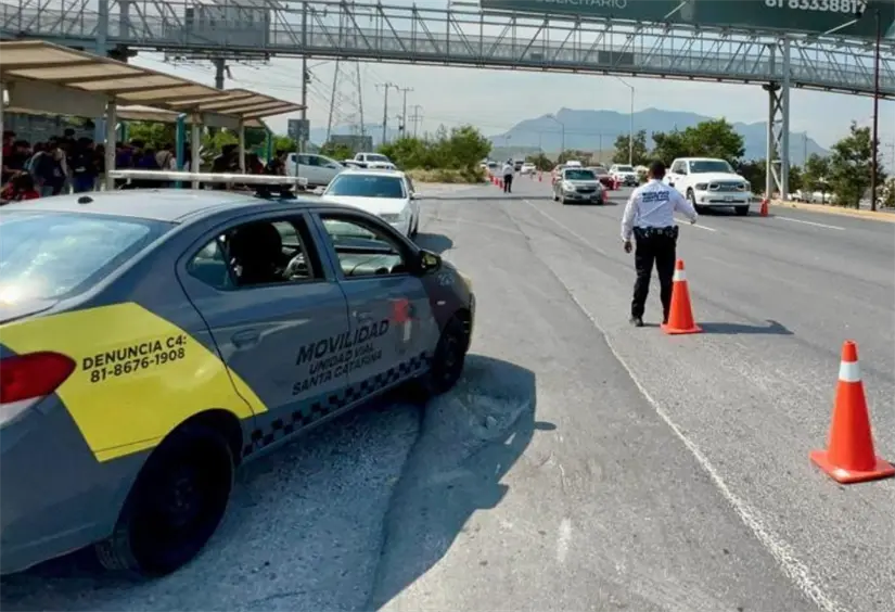 Elementos de Movilidad de Santa Catarina. Foto: Gobierno de Santa Catarina.