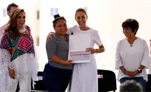 Claudia Sheinbaum entrega 225 viviendas nuevas y libera hipotecas en Playa del Carmen, Quintana Roo