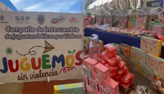 VIDEO | Cambian juguetes bélicos por lúdicos en el parque Guadiana de Durango este 29 y 30 de noviembre