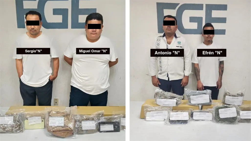 Nueve detenidos en Playa del Carmen, entre ellos 7 taxistas implicados en presunto narcomenudeo