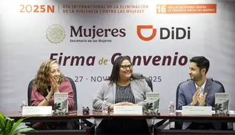 Secretaría de las Mujeres y DiDi firman convenio para impulsar movilidad con perspectiva de género