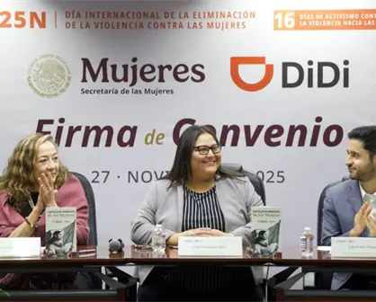 Secretaría de las Mujeres y DiDi firman convenio para impulsar movilidad con perspectiva de género
