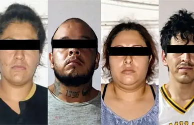 Detienen a cuatro tras aseguramiento de arma y narcóticos en Santa Catarina