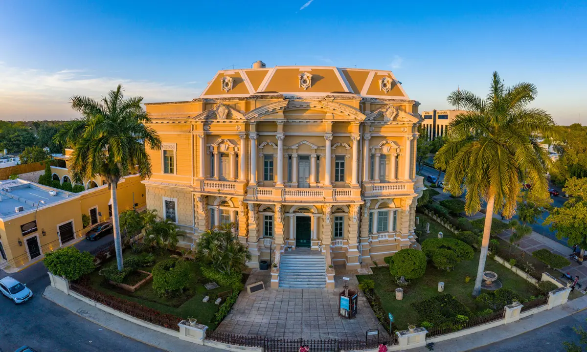 Palacio Cantón en Mérida, donde se encuentra el Museo Regional de Antropología Foto: Yucatán Turismo