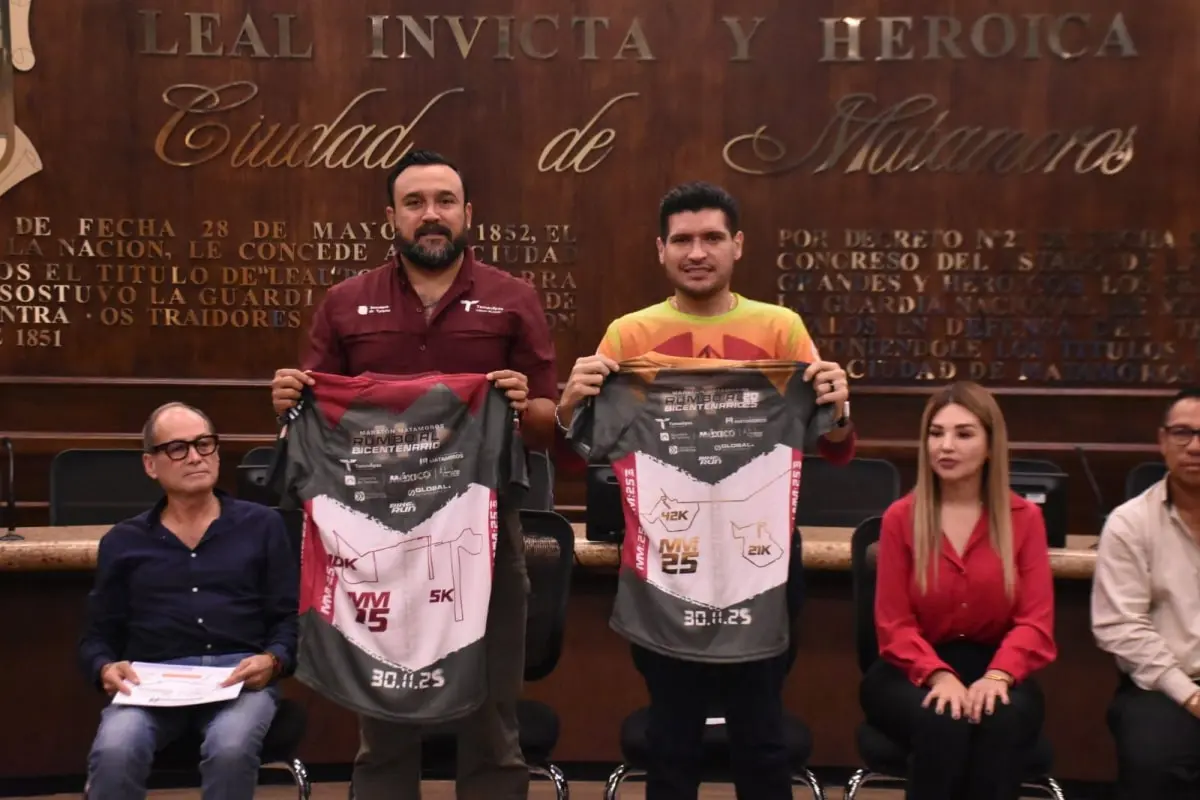 Las autoridades locales anunciaron cierres tempranos en avenidas principales para garantizar la seguridad de atletas y espectadores. Foto: Ayuntamiento H. Matamoros