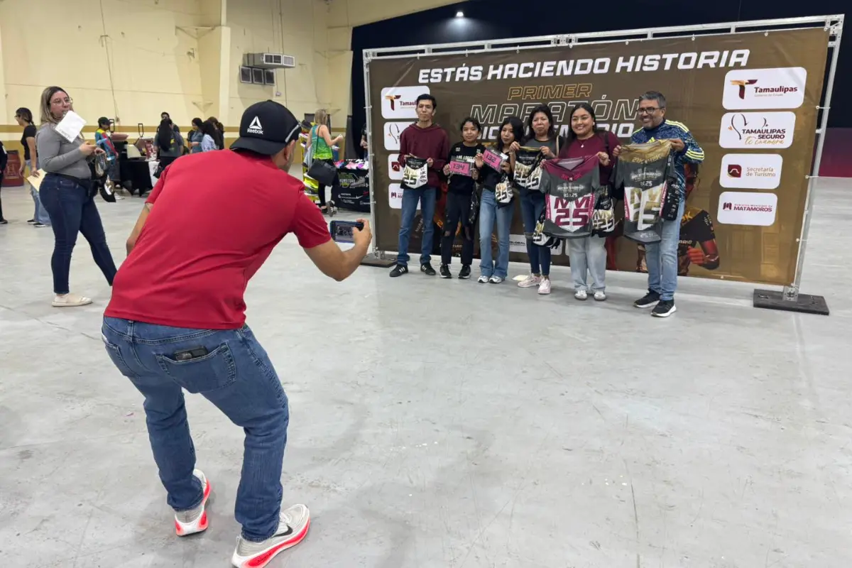 El gobierno municipal publicó el itinerario completo para que participantes y familias organicen su día y disfruten plenamente de esta gran fiesta atlética. Foto: Ayuntamiento H. Matamoros