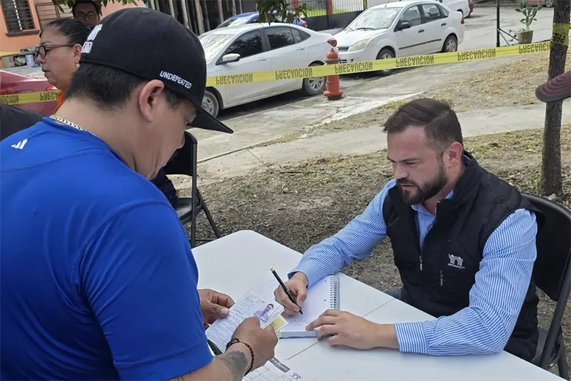 imagen recuadro El alcalde Esquivel señaló que aquellos daños que no correspondan al Infonavit serán cubiertos por el municipio. Foto: Francisco Esquivel