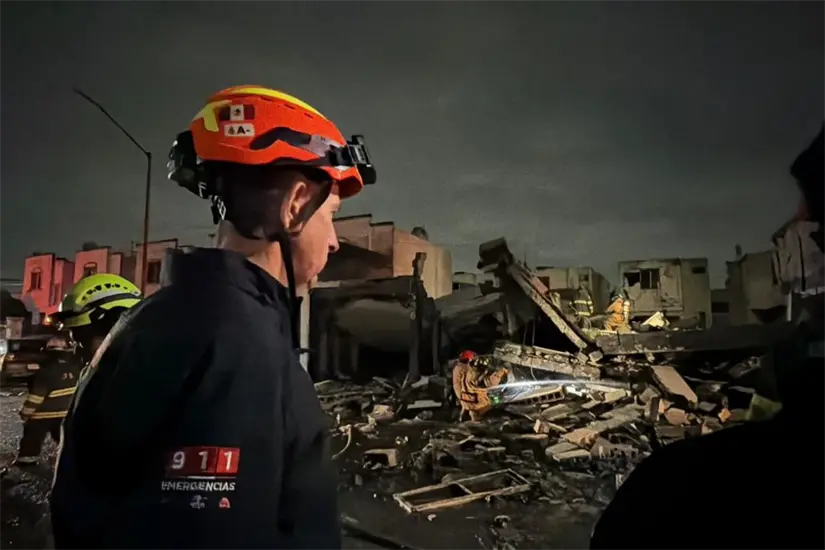 imagen recuadro En la zona trabajan corporaciones municipales, estatales y cuerpos de auxilio. Foto: PCNL