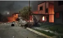 VIDEO I Se incendia casa en Pesquería, Nuevo León; reportan explosión de pirotecnia