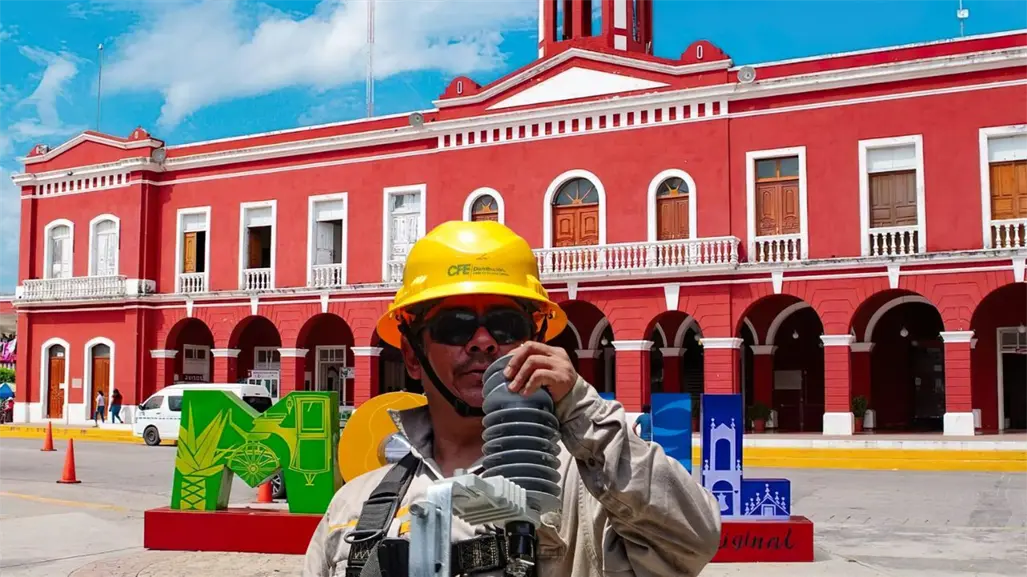Trabajos de la CFE en Motul los dejan sin luz y agua  por varias horas