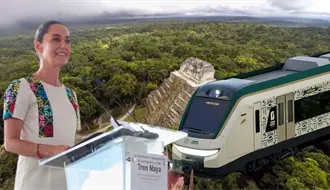 Claudia Sheinbaum asegura que el Tren Maya de carga reducirá precios de combustible en México