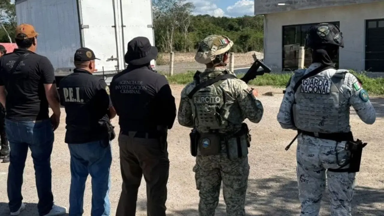 En el operativo participaron fuerzas estatales y federales. Foto: SSP