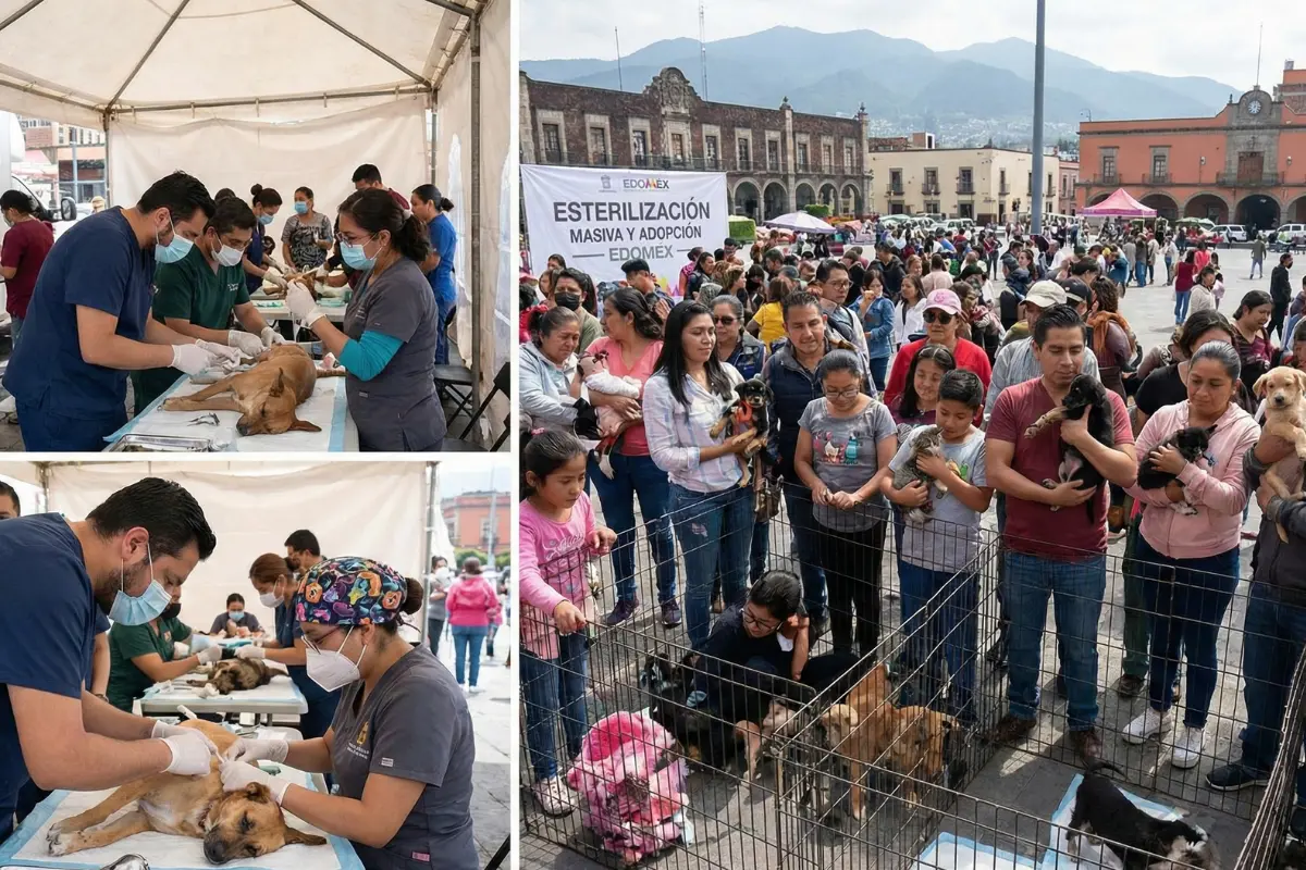 Delfina Gómez presenta Estrategia CERA, el nuevo modelo ético para el bienestar animal en Edomex. Foto: IA