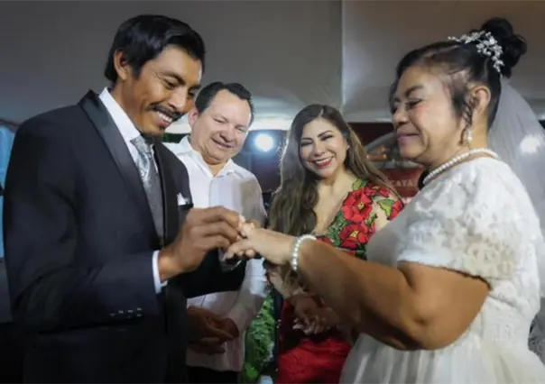 Bodas del Renacimiento Maya 2025: 565 parejas se casan en Xmatkuil; inclusión, tradición y justicia social