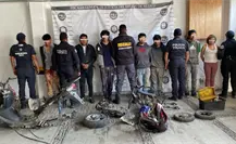 Cae banda dedicada a desmantelar motocicletas en calles del Edomex