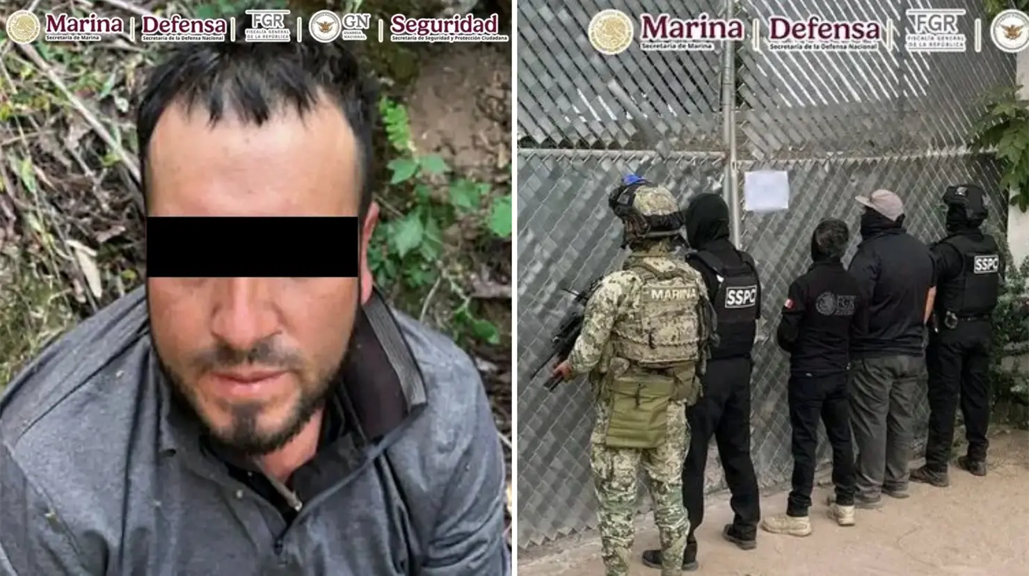 Marina neutraliza a El Pichón y detiene a operadores clave ligados al Chapo Isidro. Foto: Semar