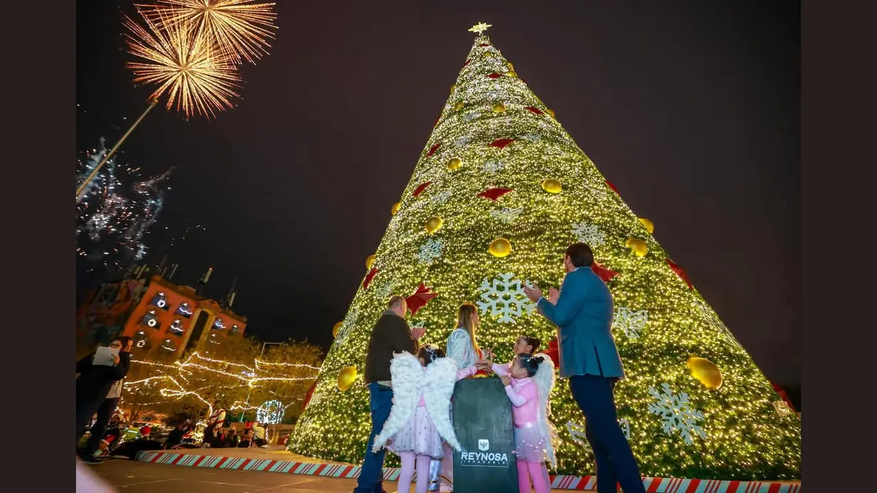 La plaza Principal de Reynosa volverá a iluminarse este diciembre | Foto: https://www.reynosa.gob.mx/
