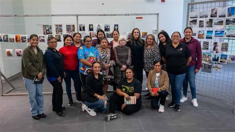 Exposición de fotografías dentro del Parque Cultural Reynosa | Foto: ITCA Tamaulipas