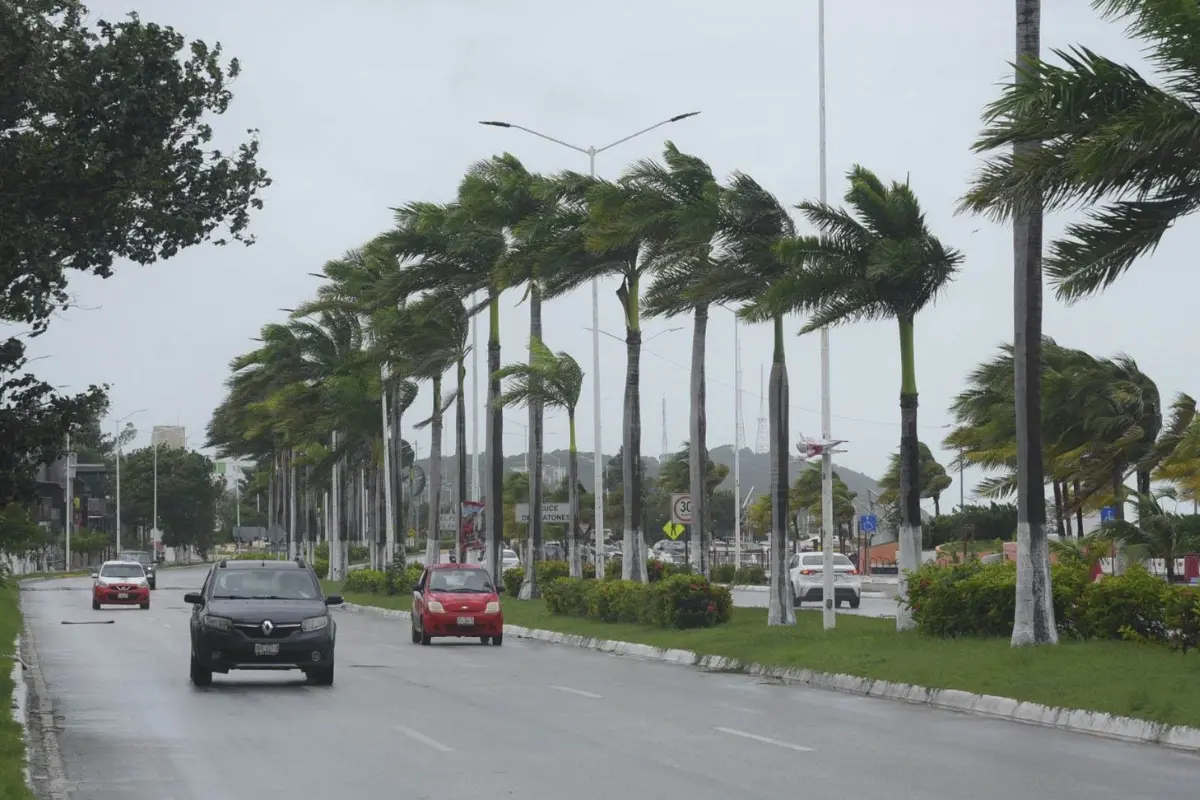 El Servicio Meteorológico Nacional advirtió que el sistema frontal generará lluvias fuertes, vientos intensos y un descenso marcado de temperatura desde la madrugada. Foto: CONAGUA