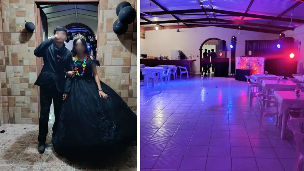 La dejaron sola sus invitados, pero Ciudad Constitución decidió acompañarla en su fiesta de 15 años