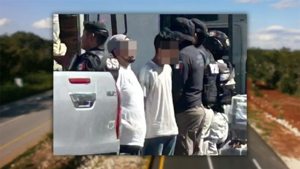 Camión con cargamento de droga es detenido en la carretera Mérida-Campeche