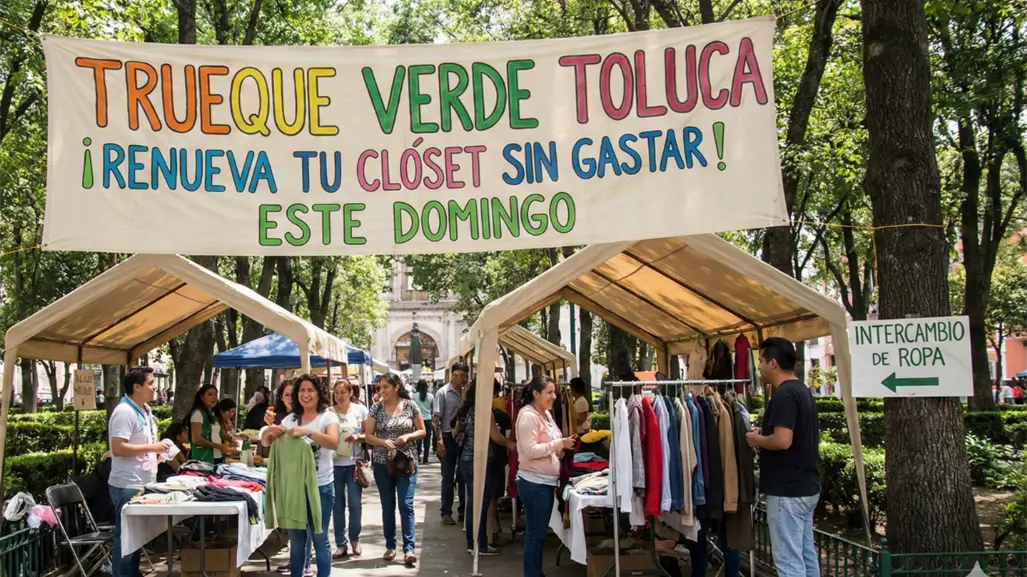 ¡Renueva tu clóset sin gastar! Todo sobre el primer Trueque Verde en Toluca este domingo