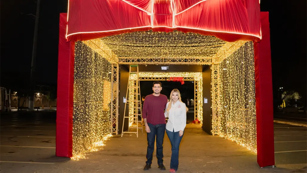 La Fábrica de Santa abre su Túnel Navideño hoy en el Parque Olímpico en Matamoros