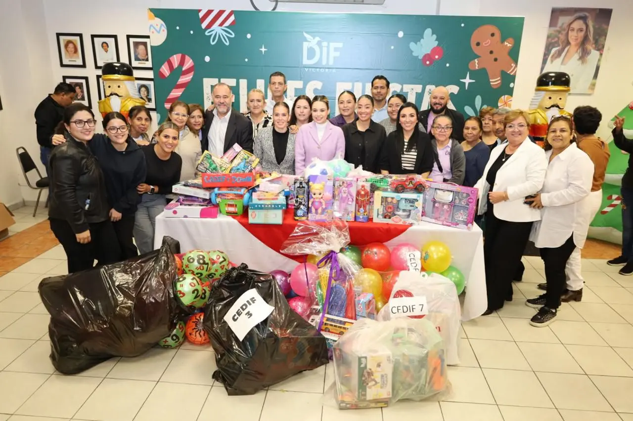 Victoria pone en marcha colecta de juguetes para niños de bajos recursos. FOTO | Gobierno Municipal de Victoria