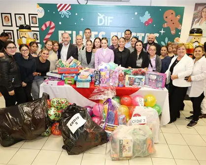 Lucy  y Lalo  Gattás invitan a ayudar a Santa en esta navidad 2025 en Victoria ¿de qué se trata?