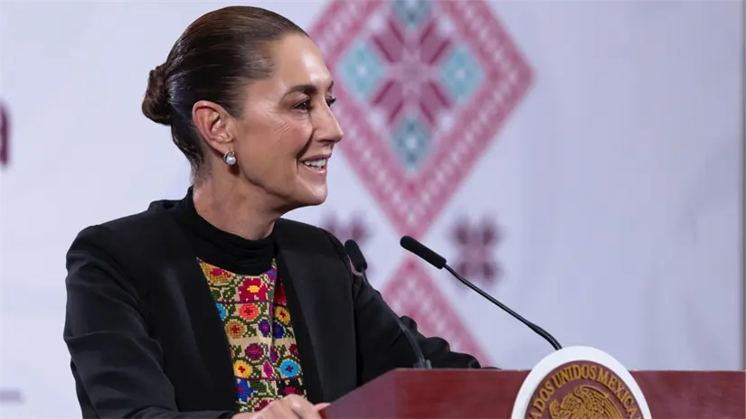 La presidenta Claudia Sheinbaum rechazó que exista una fractura con el fiscal Alejandro Gertz Manero, FOTO: Laura Ávila