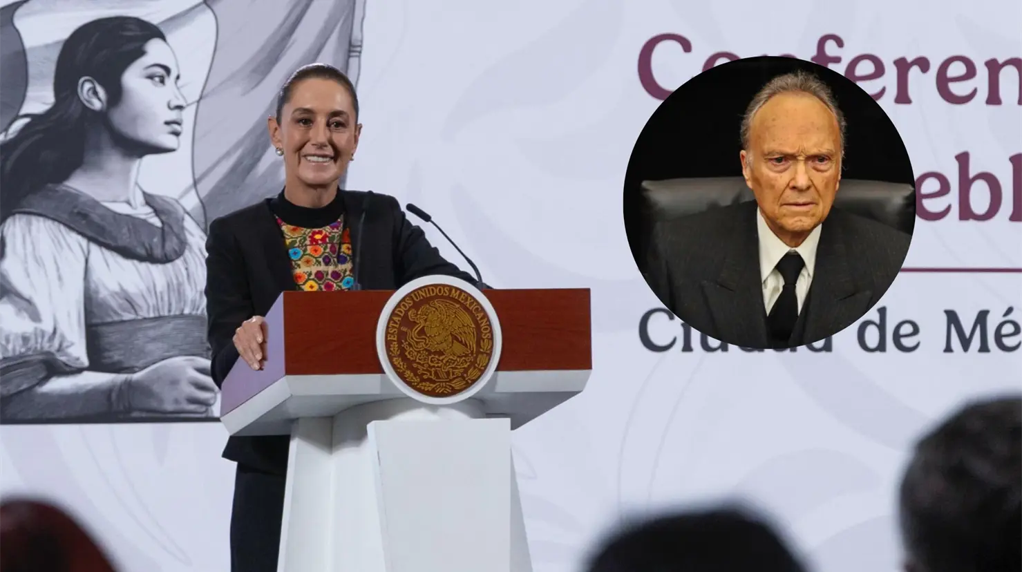 La presidenta Claudia Sheinbaum rechazó que exista una fractura con el fiscal Alejandro Gertz Manero, FOTO: Laura Ávila