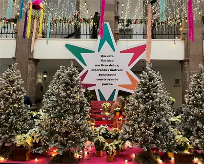 Navidad 2025 en Saltillo arranca con la exhibición de pinos decorados