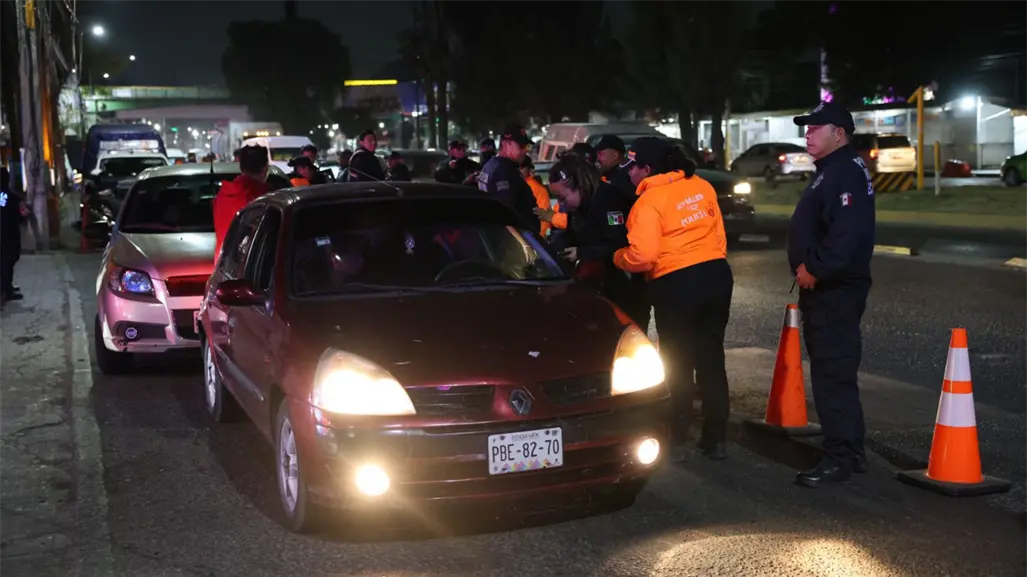 Ecatepec lanza operativo conduce sin alcohol para prevenir accidentes mortales