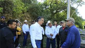 Gobernador de Tamaulipas evalúa reactivación de mina San José en San Nicolás