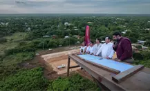 Modernizan el  campo deportivo en la localidad de  Ticopó, Yucatán