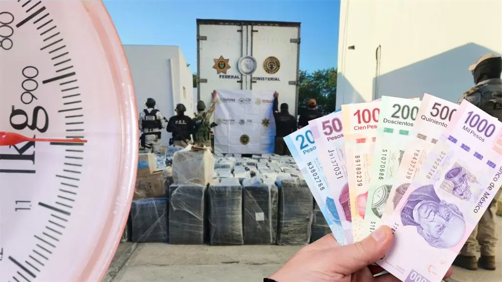Esta es la cantidad en millones de pesos que valdría la droga decomisada en la vía Mérida-Campeche