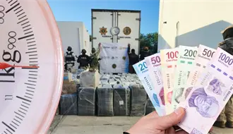 Esta es la cantidad en millones de pesos que valdría la droga decomisada en la vía Mérida-Campeche