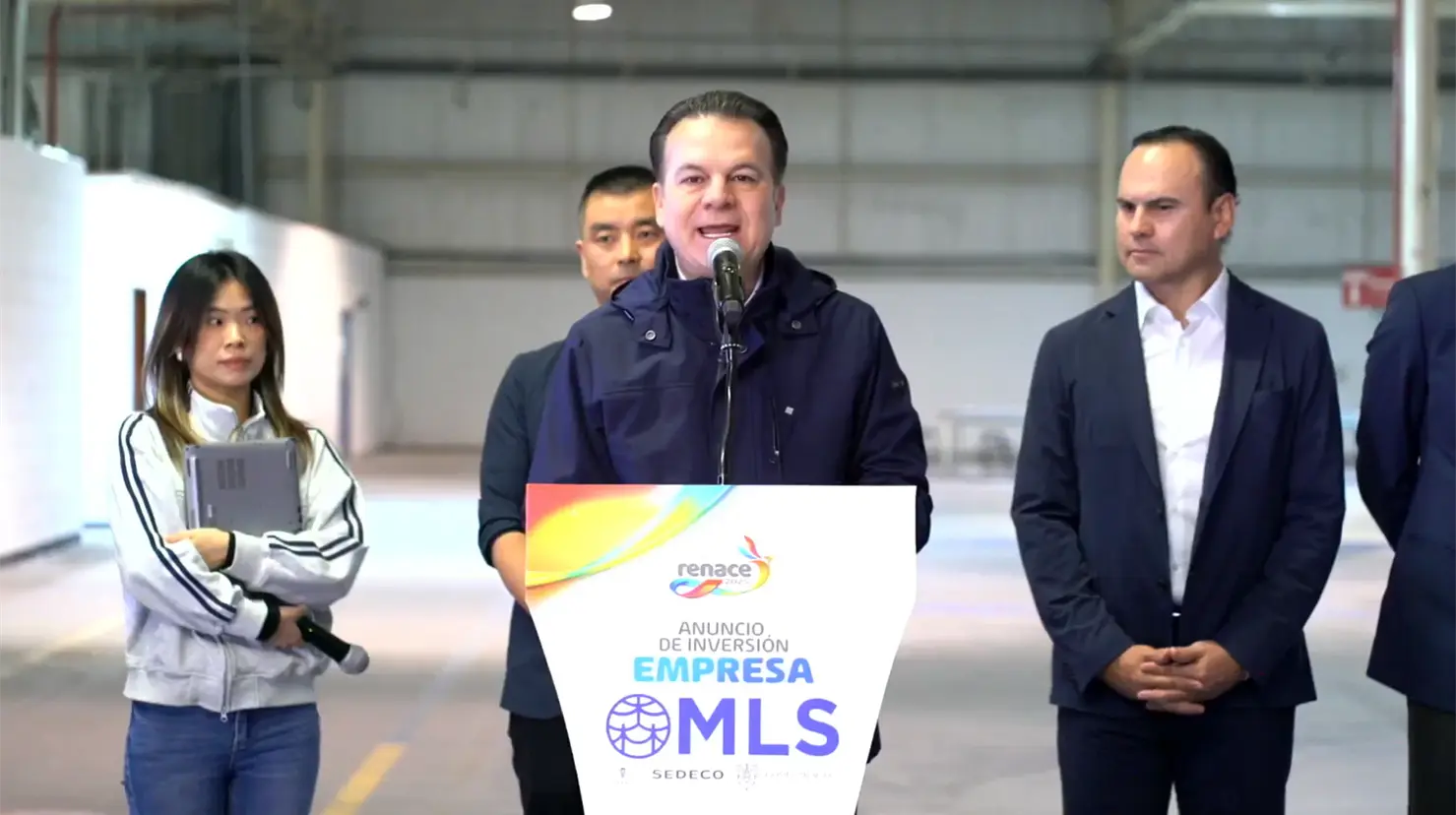 MS Co. Ltd. Llega a La Laguna de Durango | Foto: Gobierno del Estado, transmisión en vivo.