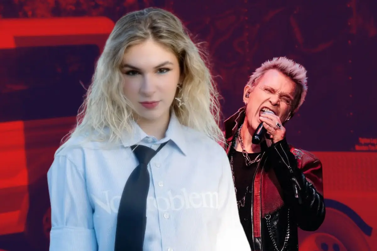 Daniela Villarreal fue invitada por Billy Idol para tocar Dancing with Myself. FOTO: CANVA/IG: @billyidol, thewarningrockband