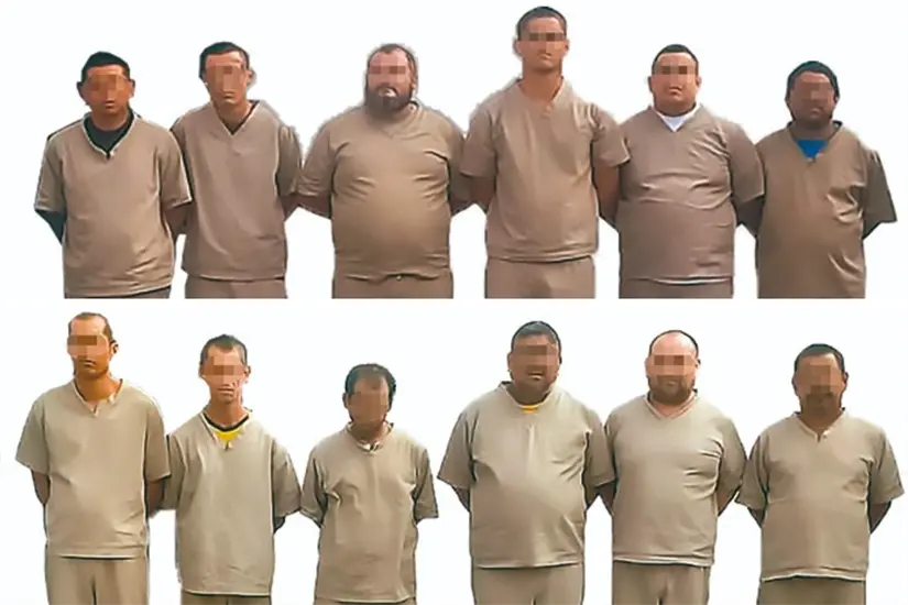 Tras el operativo, se cumplimentaron órdenes de aprehensión contra 12 presuntos integrantes de la célula de extorsión. Foto: Gabinete de Seguridad