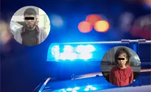 Detienen a pareja en motocicleta robada tras circular a exceso de velocidad en Monterrey