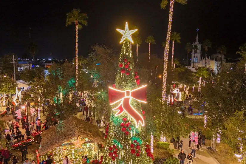 imagen recuadro El evento se instaló un Mercadito Emprendedor conmemorativo a la temporada navideña. Foto: Gobierno de Salinas Victoria