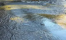 Fuga de agua en Lomas de Chapultepec alarma a vecinos tras horas sin atención en CDMX Fuga de agua en Lomas de Chapultepec alarma a vecinos tras horas sin atención en CDMX