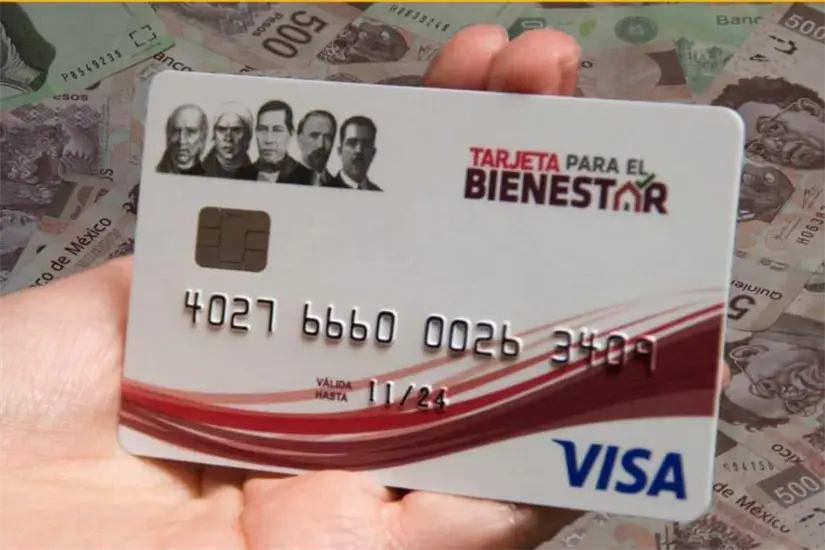 El apoyo económico para adultos mayores es de 6,200 pesos bimestrales. Foto: Secretaría de Bienestar 