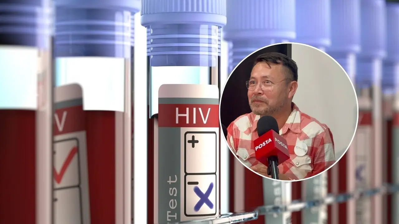 Al frente, Pablo Alemán, presidente de REPAVIH, durante una rueda de prensa en la que informó sobre el panorama de casos de sida en Yucatán.- Fuente Alejandra Vargas