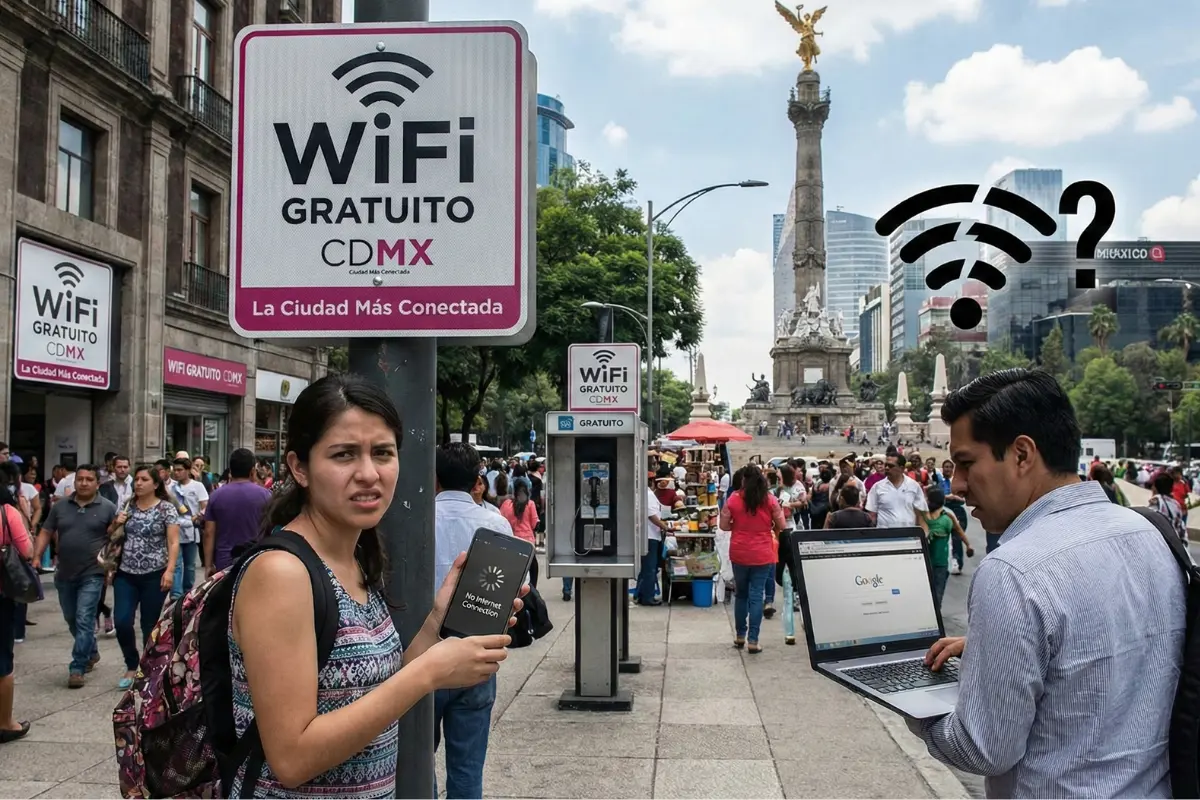 Internet gratis en CDMX: ¿Salvavidas o red lenta? Análisis de conexión. Foto: IA