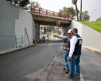 Reabre San Pedro en tiempo récord el paso vial de Lázaro Cárdenas hacia Gómez Morín