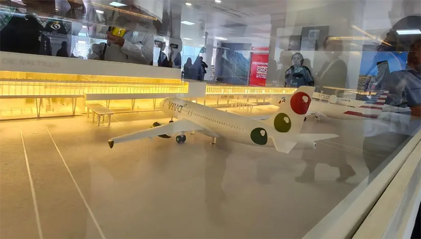 Aeropuerto Plan de Guadalupe en Ramos Arizpe / Foto: Marco Juárez 