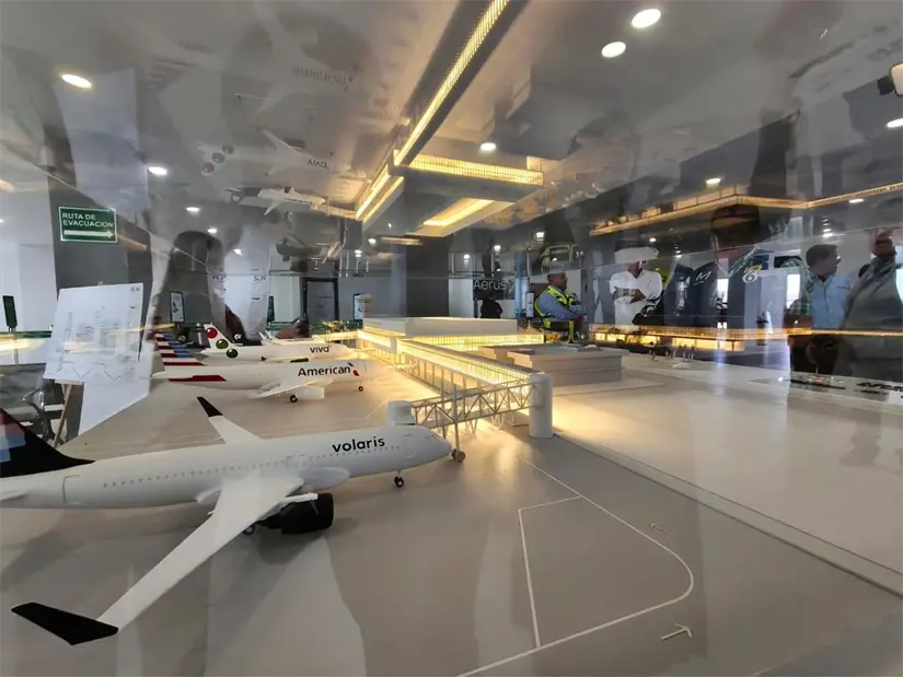 Vista aerea del aeropuerto en Coahuila / Foto. Marco Juárez 